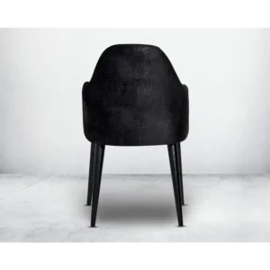 Obsidian Gold Trim Modern Dining Set - Image 2