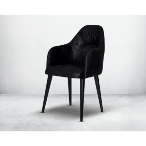 Obsidian Gold Trim Modern Dining Set - Image 3