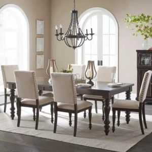 Heritage Manor Classic Trestle Dining Set - Image 1