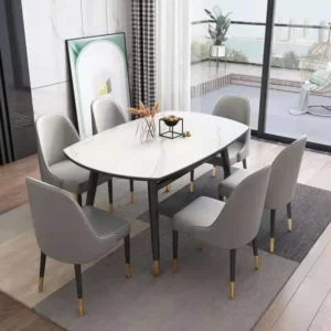 Sleek Turkish Charcoal & Black Marble Set - Image 1