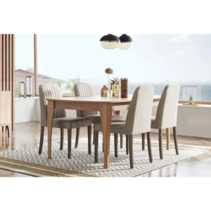 Nordic Horizon Modern Oak Dining Collection - Image 1
