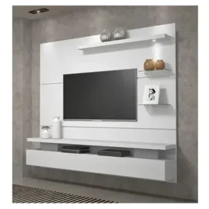 Minimalist High Gloss Floating Media Console - Image 1