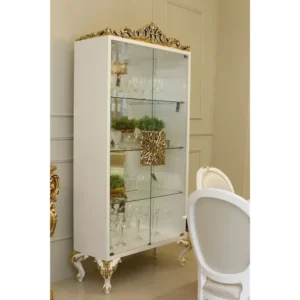 Royal Gilded Ivory Luxury Showcase - Image 1