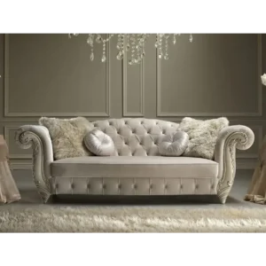 Pearl Classic Tufted Shell Back Sofa - Image 1