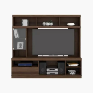 Classic Dark Brown Grand Media Center and LCD Floor Unit - Image 3