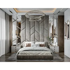 Slate Zenith Asymmetric Modern Wall Bed - Image 1