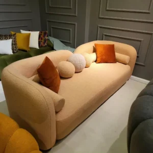 Marigold Pebble Modular Bouclé Sofa - Image 1