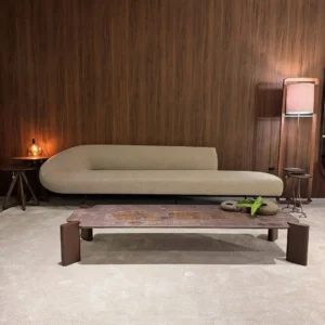Nordic Jute Minimalist Wave Daybed - Image 1