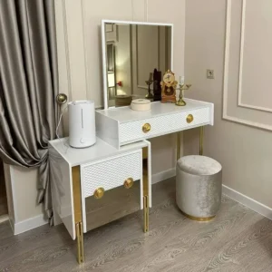 Serene Ivory Turkish Deco Upholstered Bed - Image 4