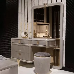 Platinum Elegance Turkish Deco Bedroom Suite - Image 5