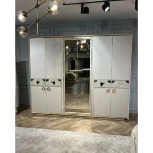 Serene Turkish Scalloped Velvet Deco Bed - Image 4