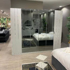 Midnight Glow Turkish Deco Fabric Bed with LED - Image 2