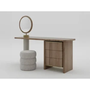 Alpine Organic Modern Boucle & Wood Bed - Image 3