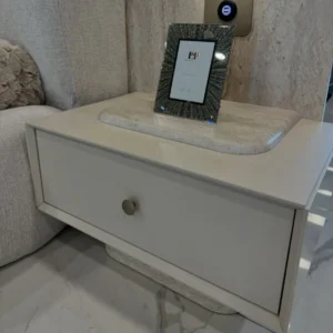 Bubble Tufted Luxury Grey Velvet Bed - Image 3