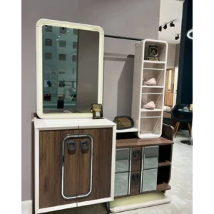 Royal Turkish Beige Velvet Grand Bed - Image 5