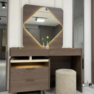 Minimalist Horizon Grey Jute Platform Bed - Image 2