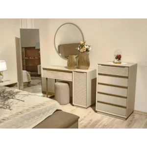 Heritage Classic Beige Leatherette Storage Bed - Image 3