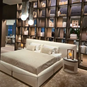 Metropolitan Wide-Wing Boucle Bed - Image 1