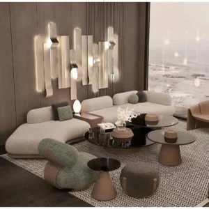 Sahara Boucle Asymmetric Lounge Sectiol - Image 1