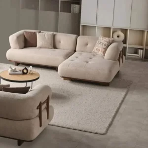 Heritage Earth Tone Tufted Sectiol - Image 1