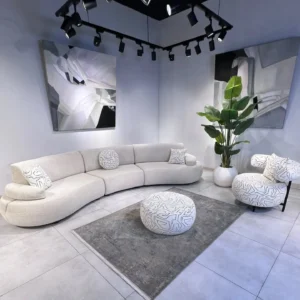 Lur Arc Curved Modular Jute Sectiol - Image 1