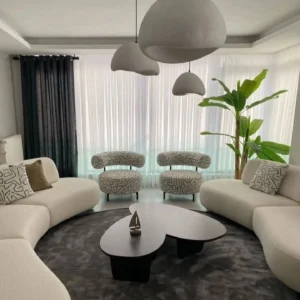 Cloud Wave Double-Curved Modular Sofa - Image 3