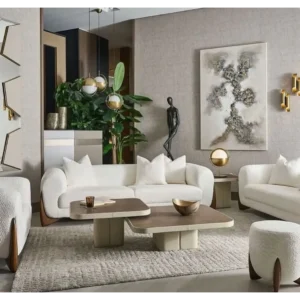 Sahara Sands Beige Jute Sofa Suite - Image 3