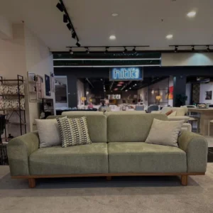 Sage Meadow Simple Velvet Sofa - Image 1