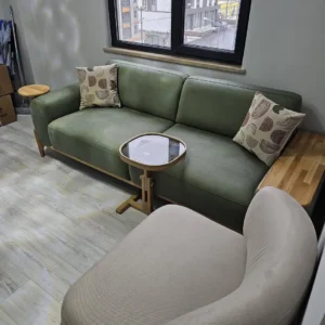 Forest Green Mid-Century Modern Sofa - Image 1