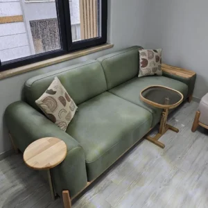 Forest Green Mid-Century Modern Sofa - Image 2