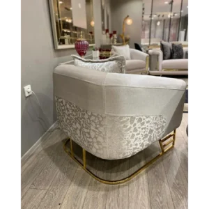 Midnight Noir Turkish Gold-Trim Velvet Sofa - Image 7