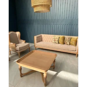 Provence Light Brown Cane-Side Sofa - Image 2