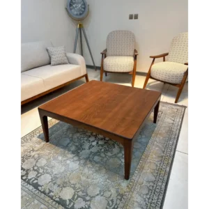 Mid-Century Modern Brown Jute Sofa Set with Minimalist Frame - Image 5