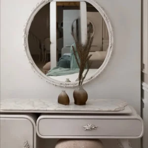 Luxury Beige Heart-Curve Velvet Deco Bed - Image 5