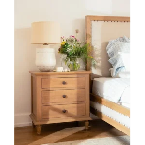 Colonial Twin Beds with Leather Accents - Image 3