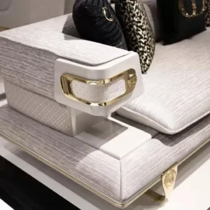 Silver Lining Luxe Turkish White Velvet Set - Image 2