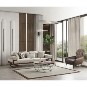 Horizon Cream and Cocoa Leather Rite Set - Image 2