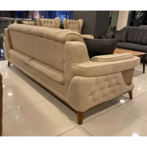 Imperial Tufted Brown Velvet Turkish Sofa - Image 3