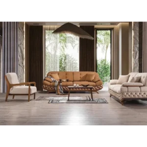 Horizon Earth-Tone Turkish Living Set - Image 1