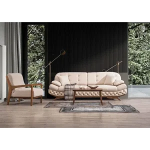 Horizon Earth-Tone Turkish Living Set - Image 2