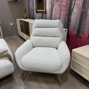 Alpine White Cloud Boucle Sofa Set - Image 4