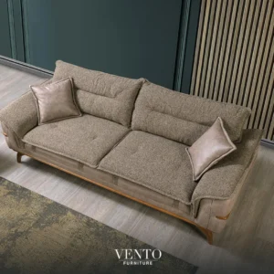 Lotus Earth Texture Luxury Sofa - Image 5