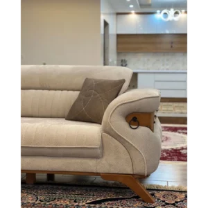 Alpine Velvet Royal Turkish White Sofa Set - Image 5