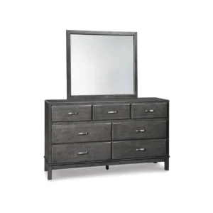 Classic Dark Brown Storage Bed with Integrated Headboard Shelving - Image 3