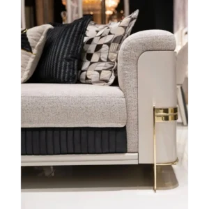 Grand Morch Turkish Living Set with Gold Detailing - Image 2