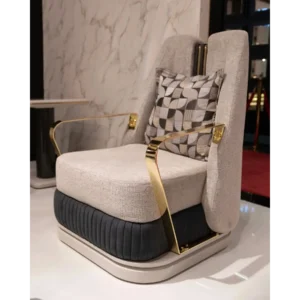 Grand Morch Turkish Living Set with Gold Detailing - Image 5