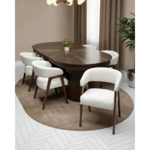 Auburn Leather-Rite Modern Chair - Image 1