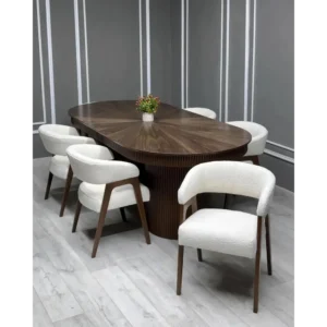 Auburn Leather-Rite Modern Chair - Image 5