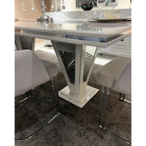 Pure Haven White Velvet Armchair - Image 2