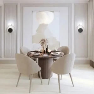 Zenith Cloud White Velvet Chair